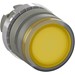 Drukknop frontelement Drukknoppen / P9M ABB Componenten Verlichte drukknop niet terugverend geel 1SFA184493R9103
